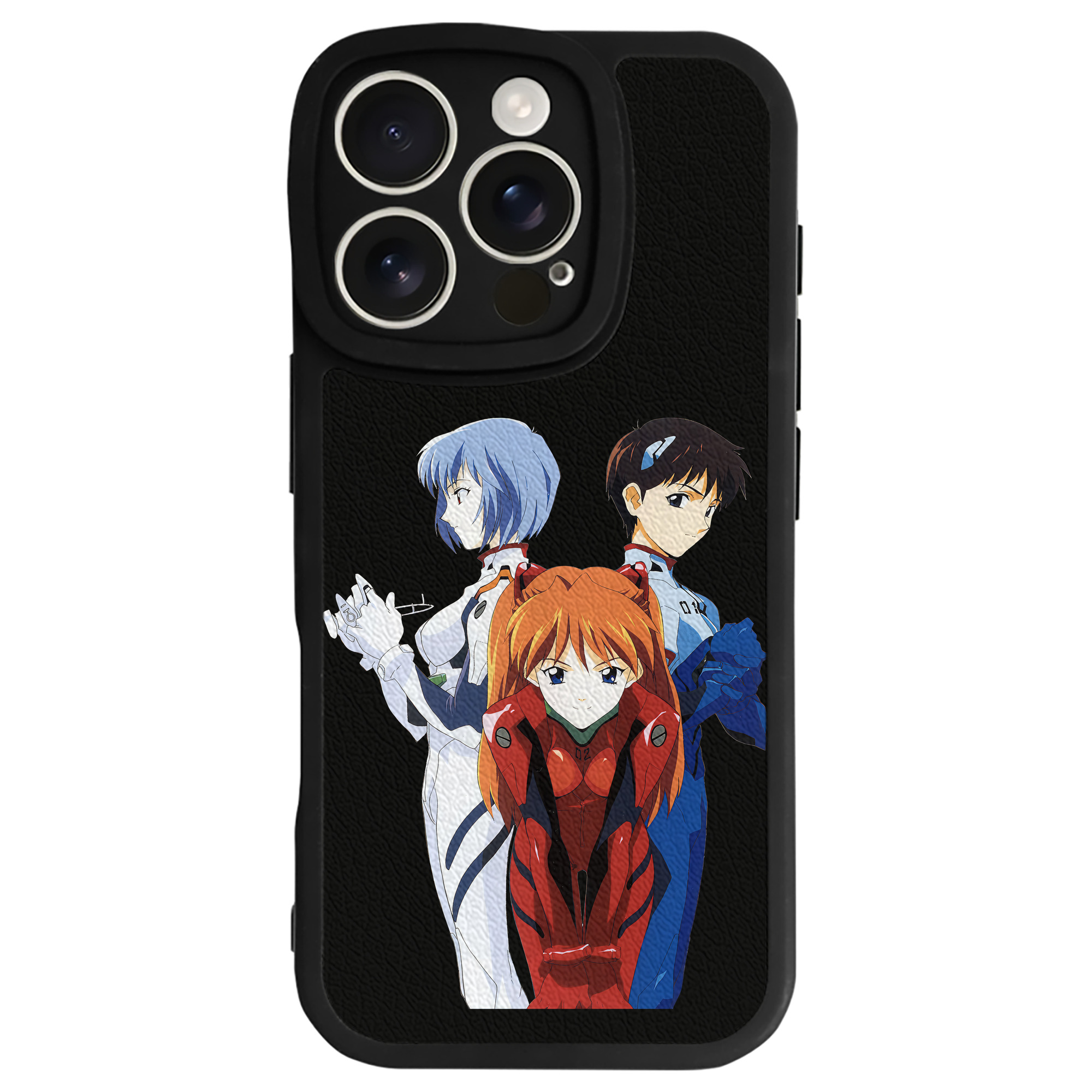 （画像用） EVA 新世紀エヴァンゲリオン 【iPhone 16シリーズ対応】シリコンスマホケース（レザー調） 材質：シリコン
